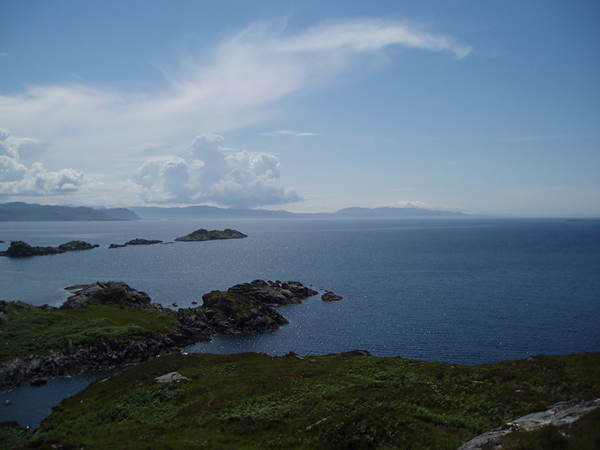 Ardnamurchan from above Arisaig